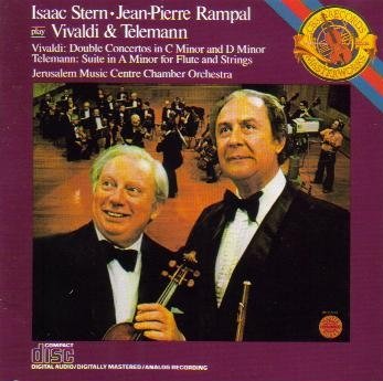 Isaac Stern & Jean-Pierre Rampal Plays Vivaldi & Telemann (Vivaldi: Double Concertos in C Minor and D Minor; Telemann: Suite in A Minor for Flute and Strings)