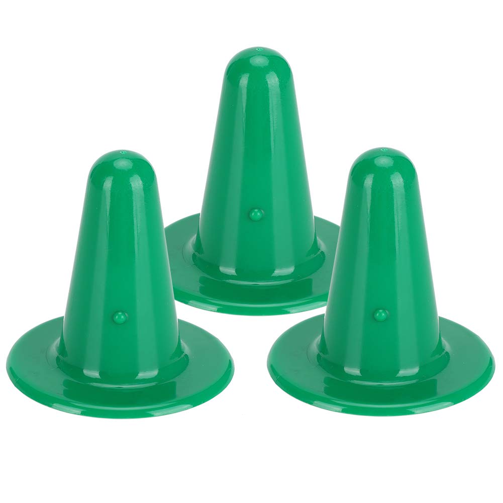 Sztuczny Smoczek dla Krowy, Plastikowe Twarde Smoczki do Dojarki, 3 szt. Urządzenie do Karmienia Bydła dla Cieląt i Zwierząt Gospodarskich, Rozmiar 6 Cm (GREEN)