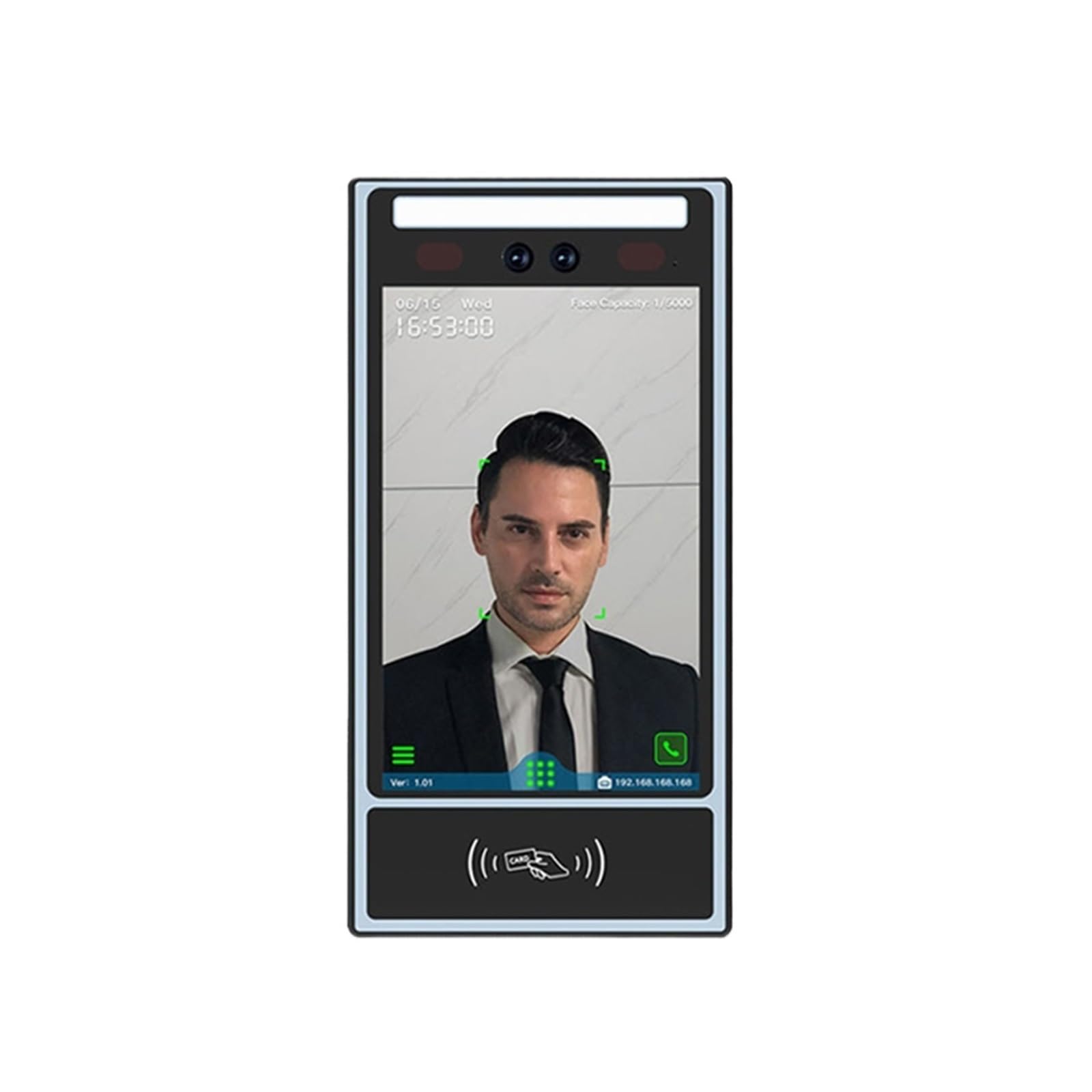 WiFi Inteligentna Biometryczna Dłoń Z Kodem QR Bezprzewodowy Wideodomofon Do Kontroli Dostępu RFID I Systemu Rejestracji Czasu Pracy Inteligentna Rejestracja ObecnośCi(8890)