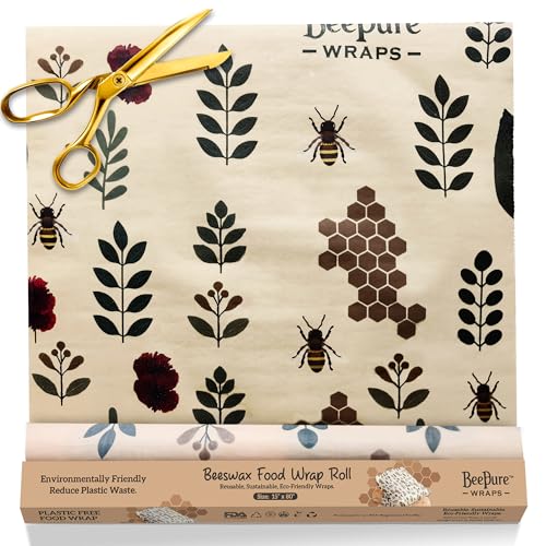 BeePure Reusable Beeswax Food Wrap Roll (15x80)