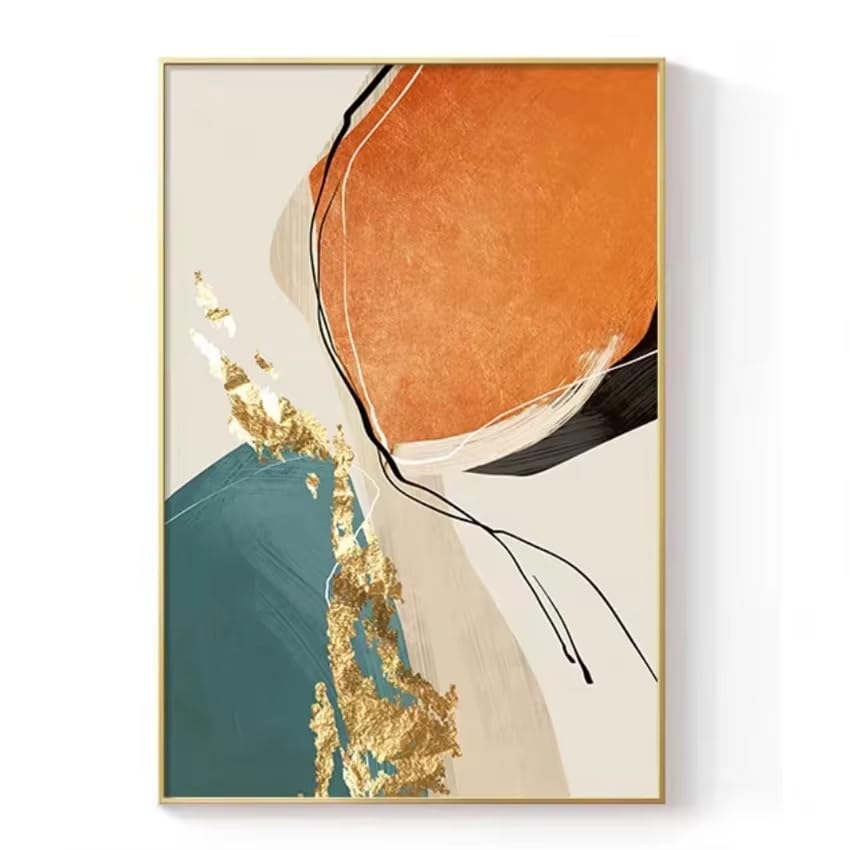 Cuadros de arte abstracto para salon moderno y decoracion de pared 40x50cm