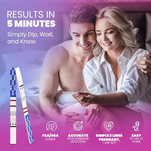 Image of Pelvana Pregnancy and Ovulation Test Strips Combo Kit - 25 LH Fertility Test Strips + 10 Pregnancy HCG Checker Kits - Identify Your Peak Fertility Days - Easy at Home Ovulation Tests (35 Piece Kit)