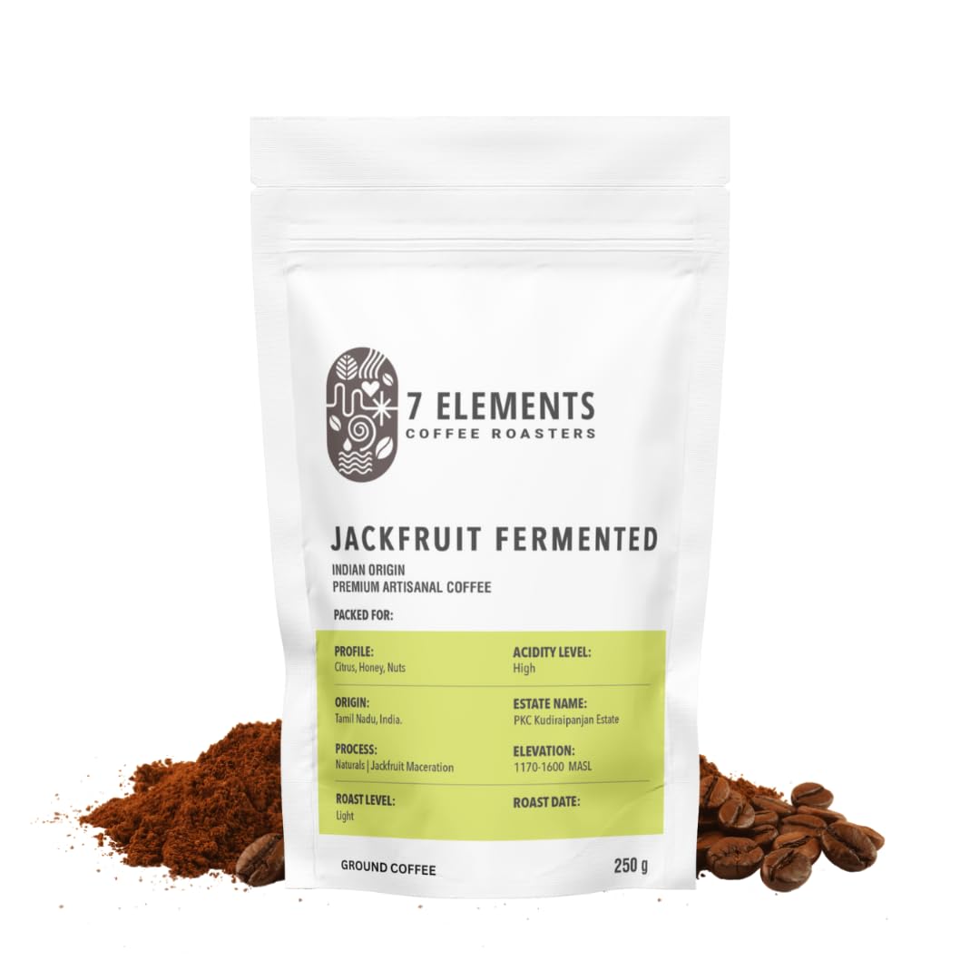 7 Elements Coffee Roasters Jackfruit Fermented Ground Coffee - 250