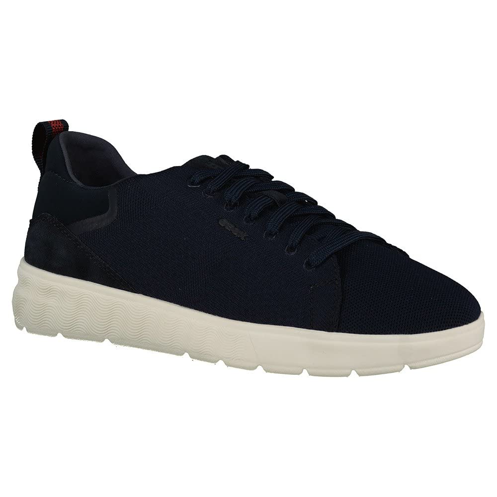 Geox Boys' U Spherica Ec4 Trainers, Navy, 40 EU