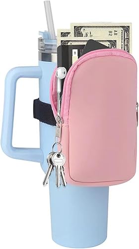 Miniatura 3 de Bolsa para botella de agua, accesorios para vasos de gimnasio compatibles con Stanley Quencher Adventure de 40 onzas e IceFlow de 2030 onzas,