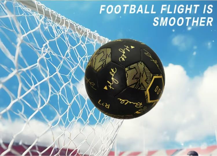 Miniatura 6 de Balón de fútbol sin costuras tamaño 5 para adultos y jóvenes, construcción termoadherida, impermeable y a prueba de fugas, retención de aire