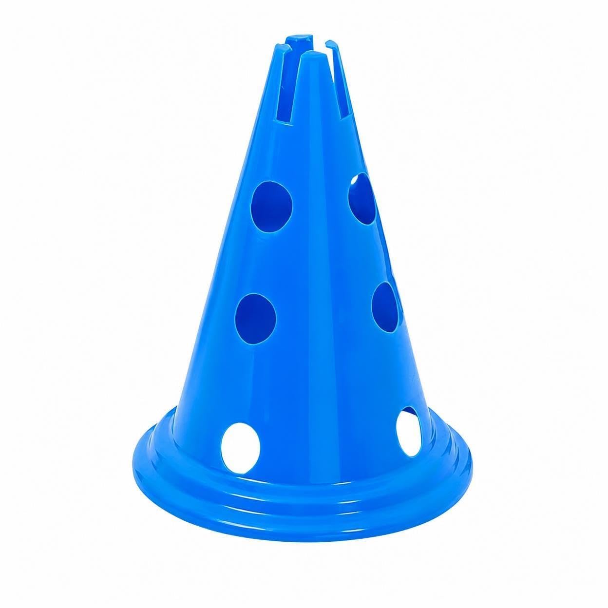 30cm Round Base Marker Cone, Agility Training Hurdle for Soccer & Sports 30cm Blue Barrel-image-22