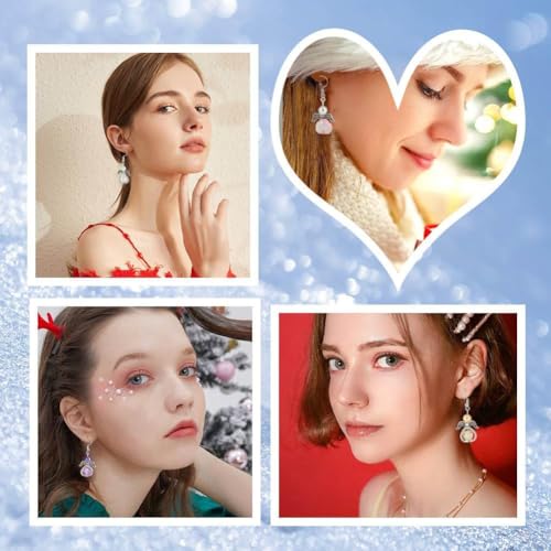Coffret perles d'ange gardien pour fabriquer 20 paires de boucles d'oreilles à offrir à Noël - 7