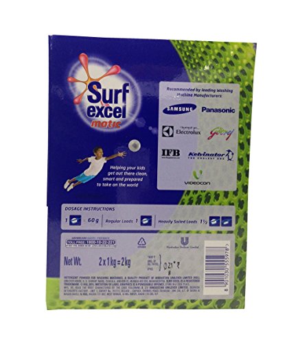 Image of Surf Excel Detergent Powder - Matic Top Load, 2kg Pack
