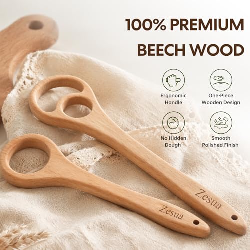 Wooden Dough Whisk Set DROPS TO - image 4