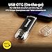 Intenso Twist Line 128 GB, Dual USB-Stick 3.2 Gen 1x1, USB-C und USB-A, 70MB/s, Anthrazit