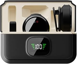 ميكروفون لافالير لاسلكي بي دي مغناطيسي 2.4 جيجا من ميرف - أسود