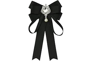Women's Pre-Tied Bow Tie: A Ravishing Ribbon Brooch for Every Occasion