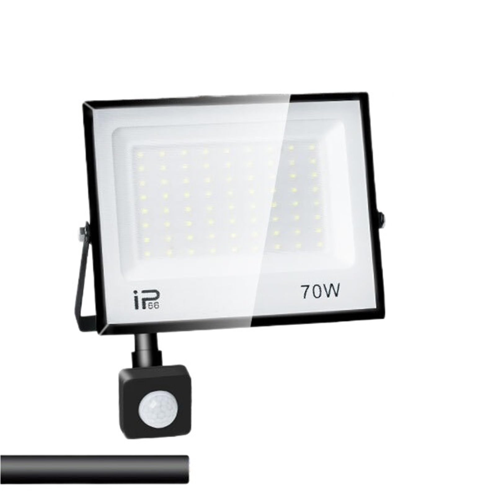 Ljljcqcns Cold White Led Motion Sensor Floodlight Outdoor Wall Light White Light 150W 100W 50W 30W 20W Ip66 Waterproof Led Spotlight For(,220V(175-265V)_70W)