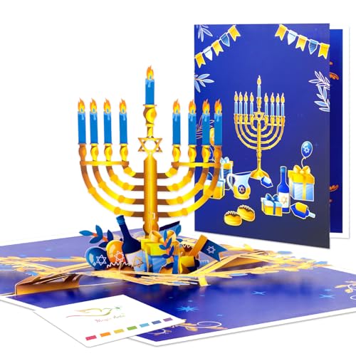 3D Pop Up Hanukkah Greeting Card