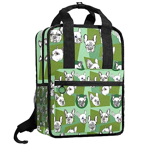 Sac à dos bouledogue pour partager de joyeuses aventures à l'école