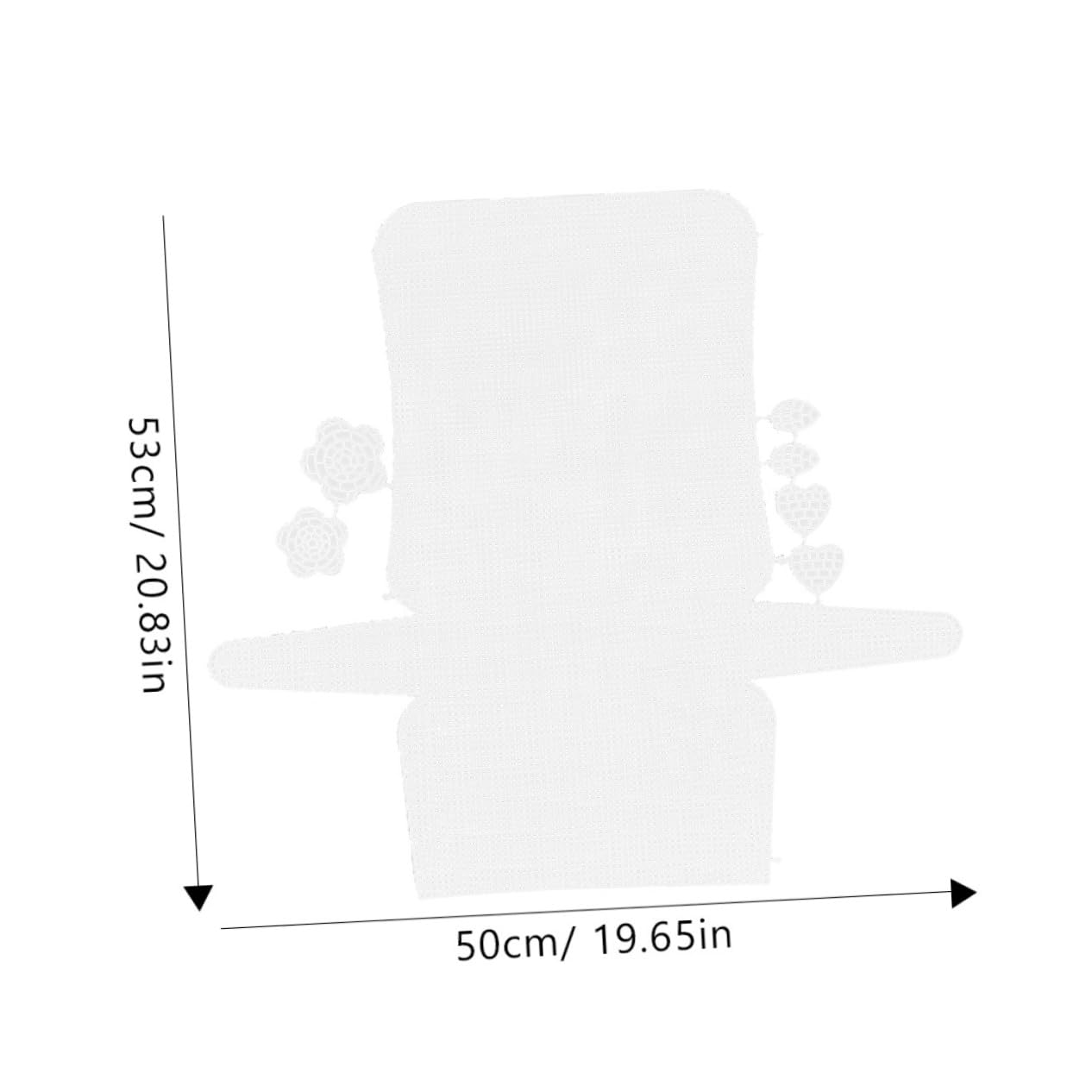 Gogogmee Sheet Bag Mesh Sheet Mesh Design Weaving Pads Creative Sewing Pads Cross Stitching Mesh Pads DIY Supplies Bag Making Supplies Wire Mesh Pads Bag DIY Material Plastic