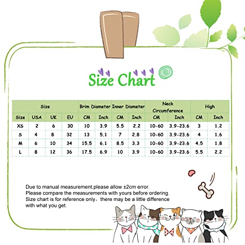 Leasote Pet Hat - Cats And Dogs Summer Seven-Color Flowers Personalized Straw Hats Adjustable Elastic Buckle Comfortable Decorative No Odor Dog Hat Pet Decoration Pink L #TOP6