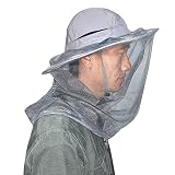 ZffXH 1/2 szt. Kapelusze siatki Mosquito z siatką / Sarifi Hiking Welon Ochrona przed słońcem, Ciemnoszary, L