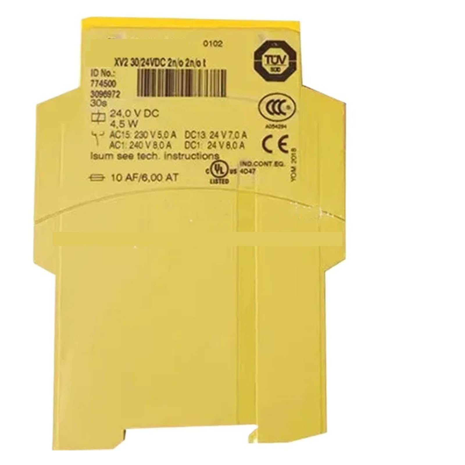 ZVQYSGIW Relay XV2 30/24VDC 2n/o 2n/o t 774500