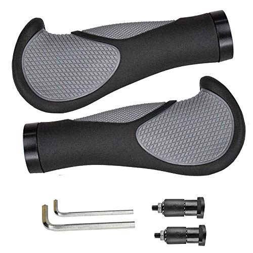 Eyech One Pairs Bike Handlebars Grips, Rubber Ergonomic Bicycle Handlebars Grip For Mountain Bike #TOP1