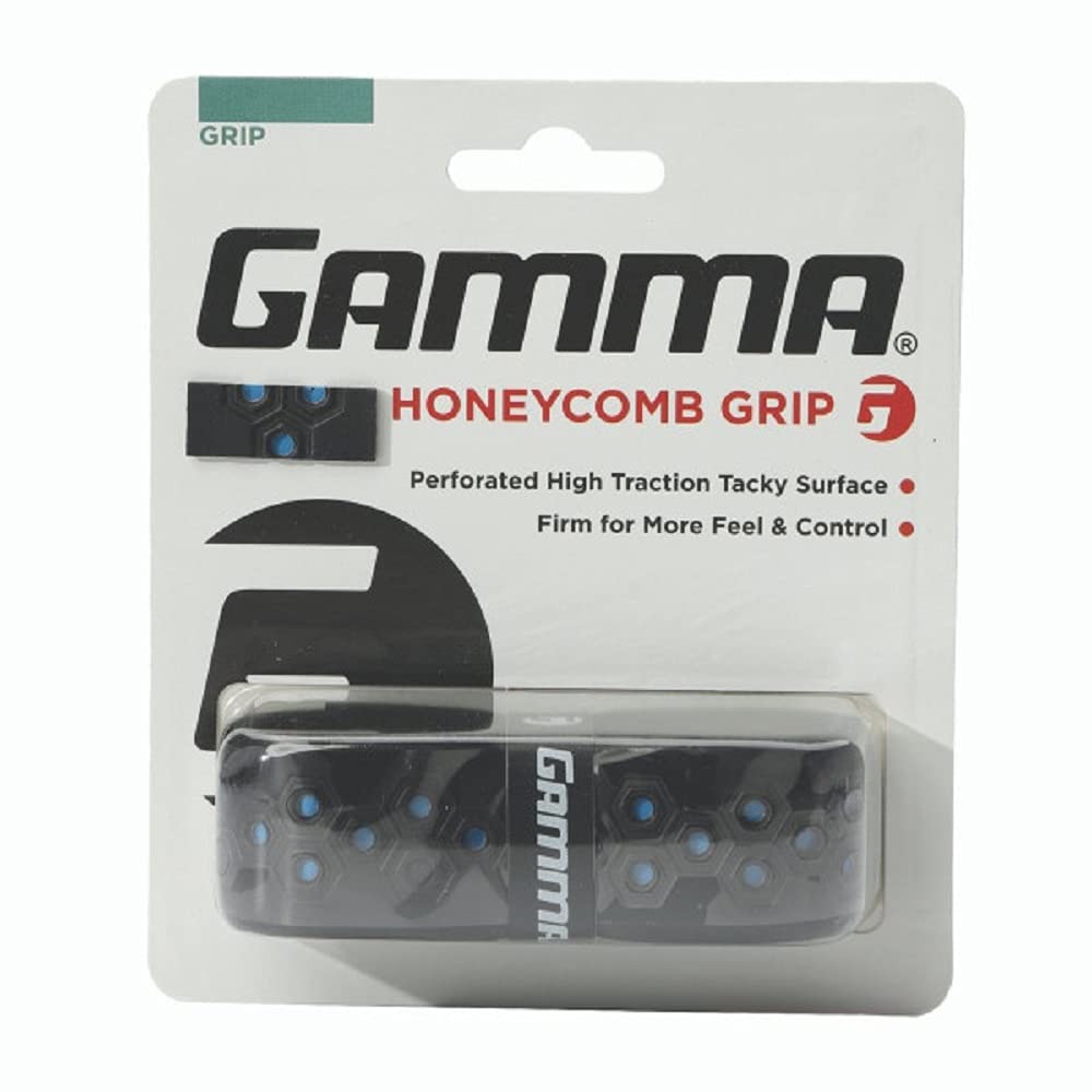 GammaSports, Tennis Honeycomb Replacement Grip, Firm Feel, Moisture Wicking Surface, Durable, Mulitple Colors, Racket, Racquet Grip, High Traction Surface, Versatile