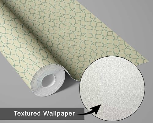 Papier peint rouleau amovible pour mur vinyle vert S4Sassy - 6