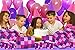 Pink Building Blocks Birthday Party Supplies Set Plates Napkins Cups Kit for 16
