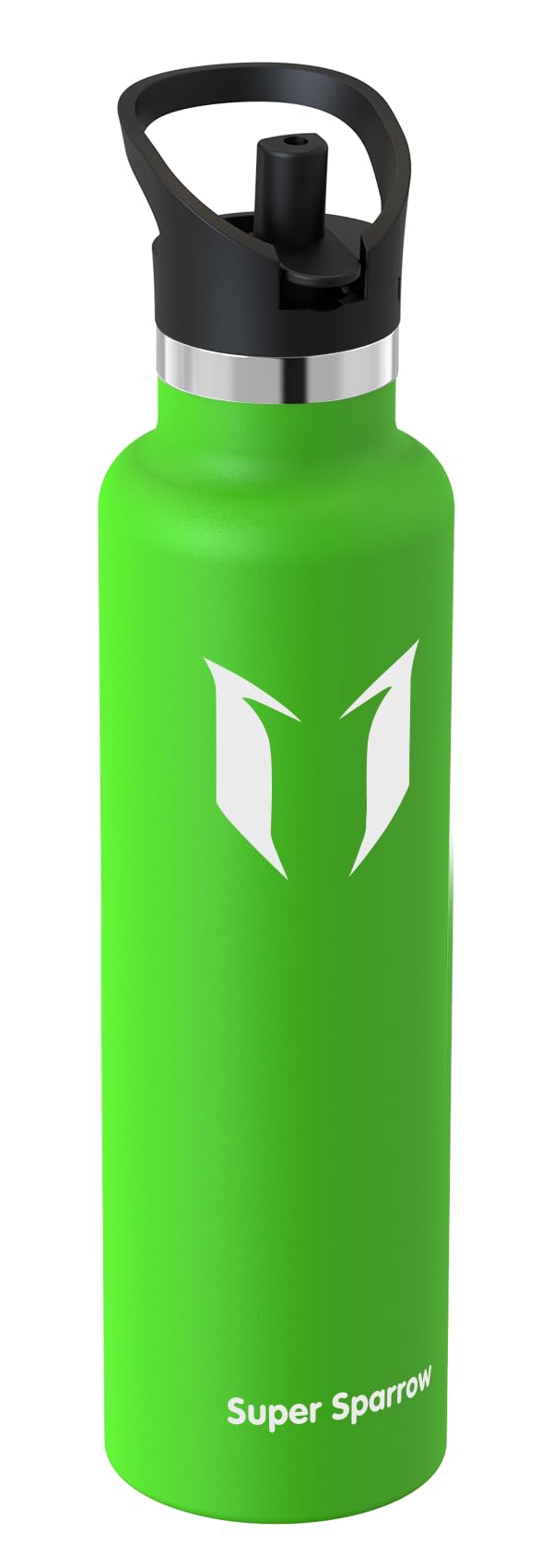 Sparrow Insulated Water Bottle 1L, FlipFlow Metal Water Bottles with Straw Lid, BPA Free
