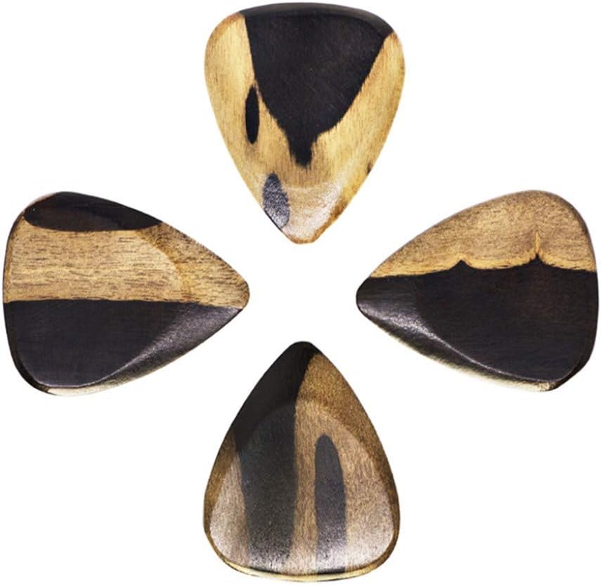 Timber Tones TTMA4 Malay Ebony Pack of Four Guitar Picks