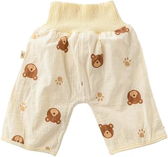 Waterproof Baby Pee Skirt Diaper Cover Reusable Cotton Potty Training Pants for Toddlers Nighttime Bed Pad