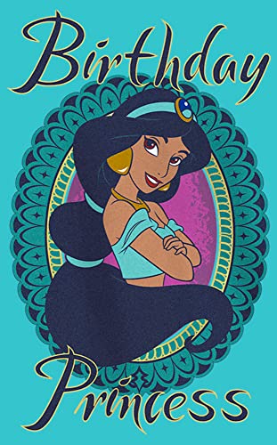 Disney Girl's Jasmine Bday Prin T-Shirt2