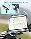 Dosvsi Sicherheitsschloss Tablet Halter Motorrad, Robuster Tablet Fahrradhalterung mit Schloss & Schlüssel, 360° Verstellbare Elektrofahrrad Fahrrad Clip für iPad Pro 11 Air Mini, Tab, 7-11 Geräte
