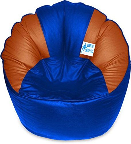 Image of XXXL Muddha Chair Without Beans (Blue and Tan)
