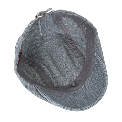 Image of FabSeasons Cotton Ivy Flat Golf Cap - Classic Newsboy Gatsby Hat for Men