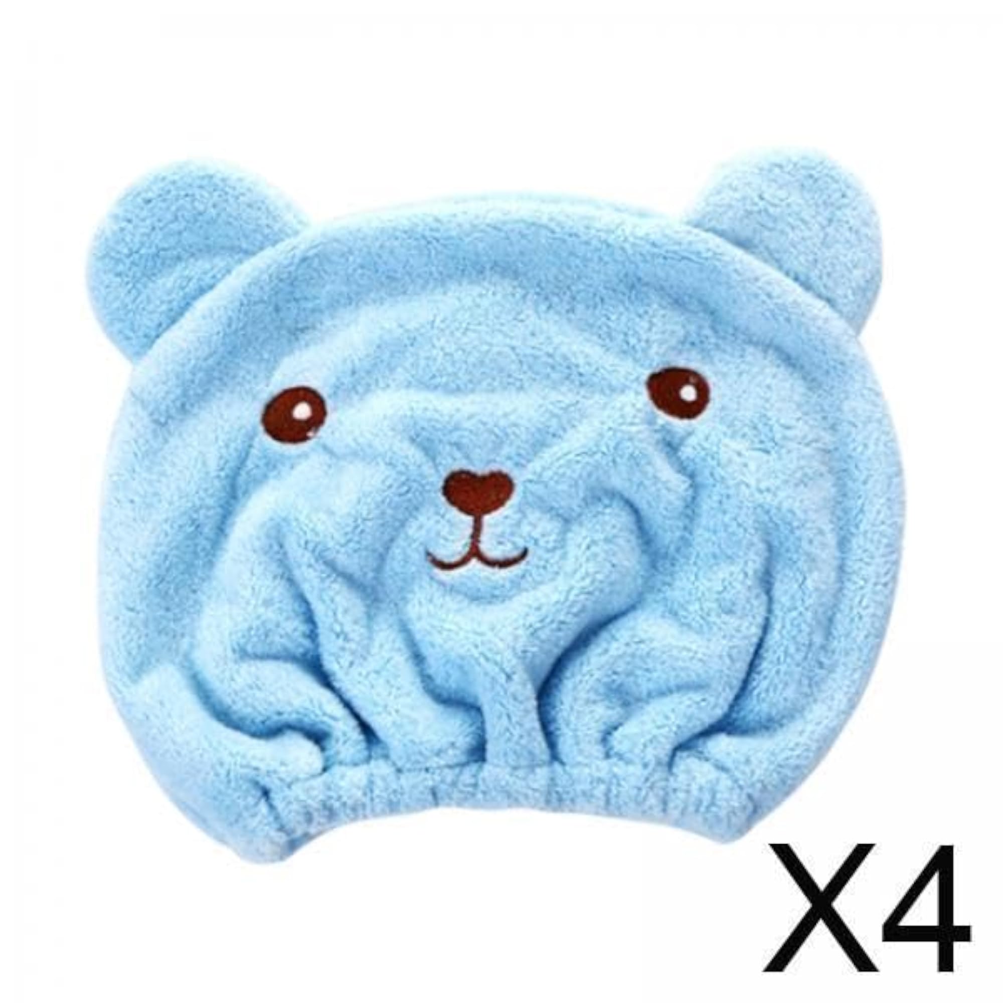 Cartoon Long Hair Dry Hair Cap, Fun Shower Towel
