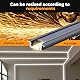 LED Profile,U-Shape LED Aluminium Profile 6 x 1 m, LED Leiste for 12 mm LED Strips,Diffuser for Even Light Distribution (Black)