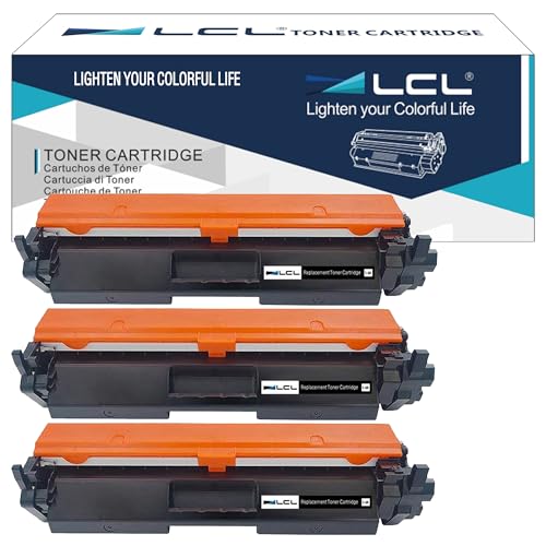 LCL Compatible Cartucho de tóner 30A CF230A (3 Negro) Reemplazo para HP Laser Jet Pro M203D M203DN M203DW Laser Jet Pro MFP M227SDN M227D M227FDN M227FDW M203 M227