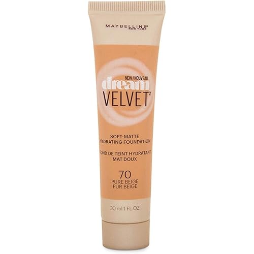 Maybelline New York Dream Velvet Soft-Matte Hydrating Foundation, Pure Beige, 1 fl. oz.