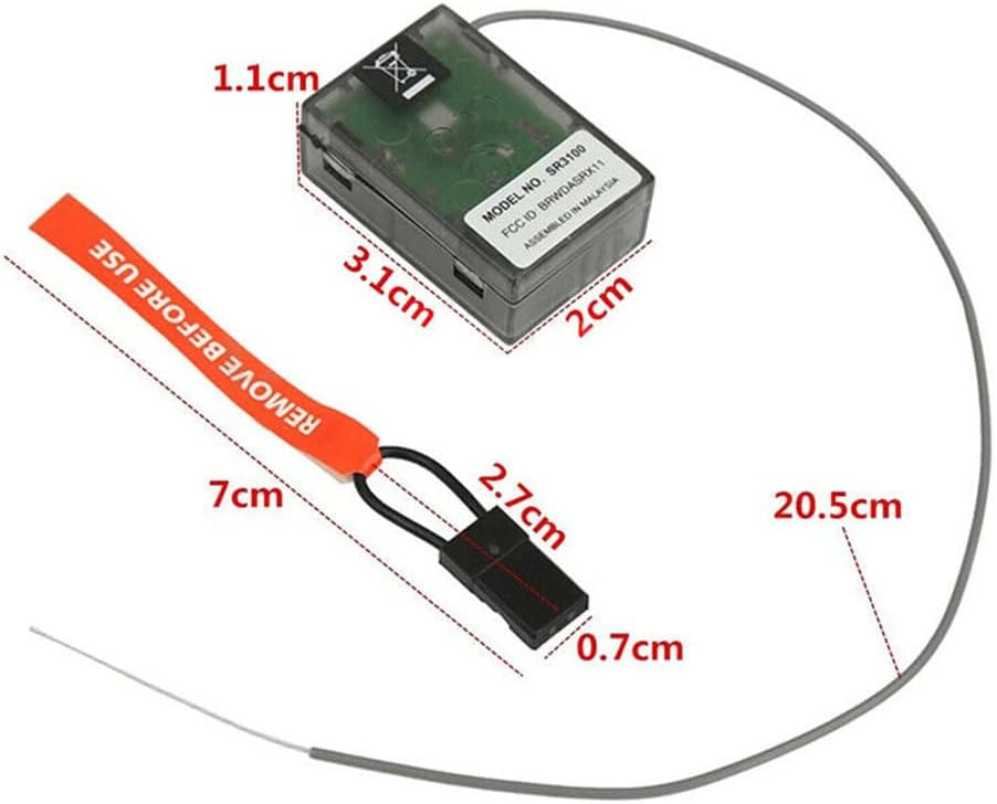 User Manual: 2.4GHz DSM2 Compatible 3CH Surface Receiver
