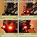 8PCS Wireless LED Strobe Lights with Remote Control, Upgraded to 350 mAh USB Rechargeable 8-Color High Brightness Waterproof Anti-Collision Warning Lights for Car, Motorcycle, Drone, Truck, Bike