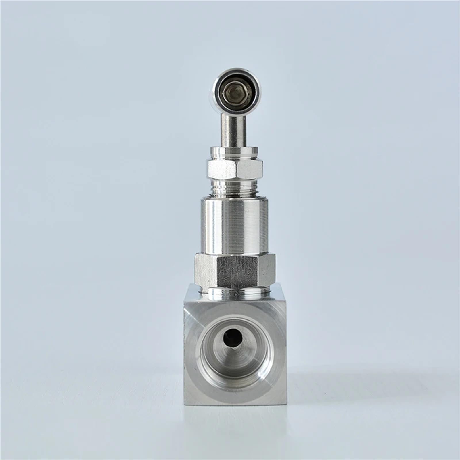 Válvula de aguja esférica de alta presión de 1/4", 3/8" y 1/2" J13-250P, rosca hembra BSPT de acero inoxidable.(3/8")