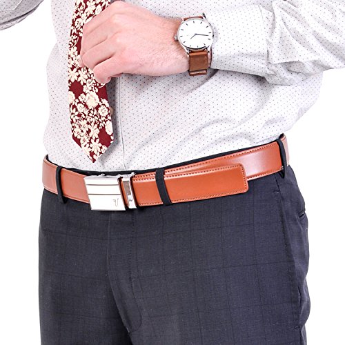 Mission Belt Men's Leather Ratchet Belt, 3Bar Collection2