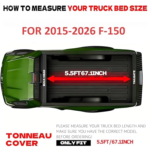 Soft Tri-Fold Cover for 5.5FT Bed