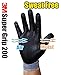 3M Super Grip 200 All Day Comfort Nitrile Foam Coated Work Gloves -10 Pairs (Medium, Gray)