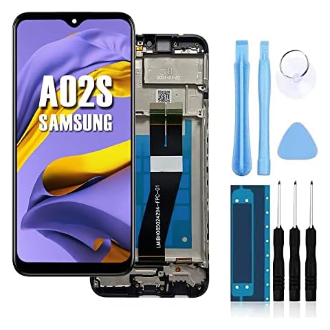 Ayake for Samsung A02S LCD Display Screen Replacement, Touch Digitizer Full Assembly Cover