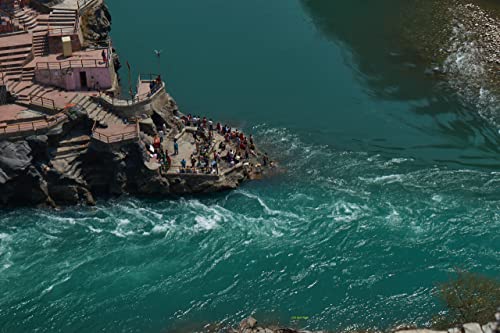 Image of Greenwood Essential Gangajal Holy Ganga Water from the Beginning of River Ganga at Devprayag in Aluminium Bottle 1250ml