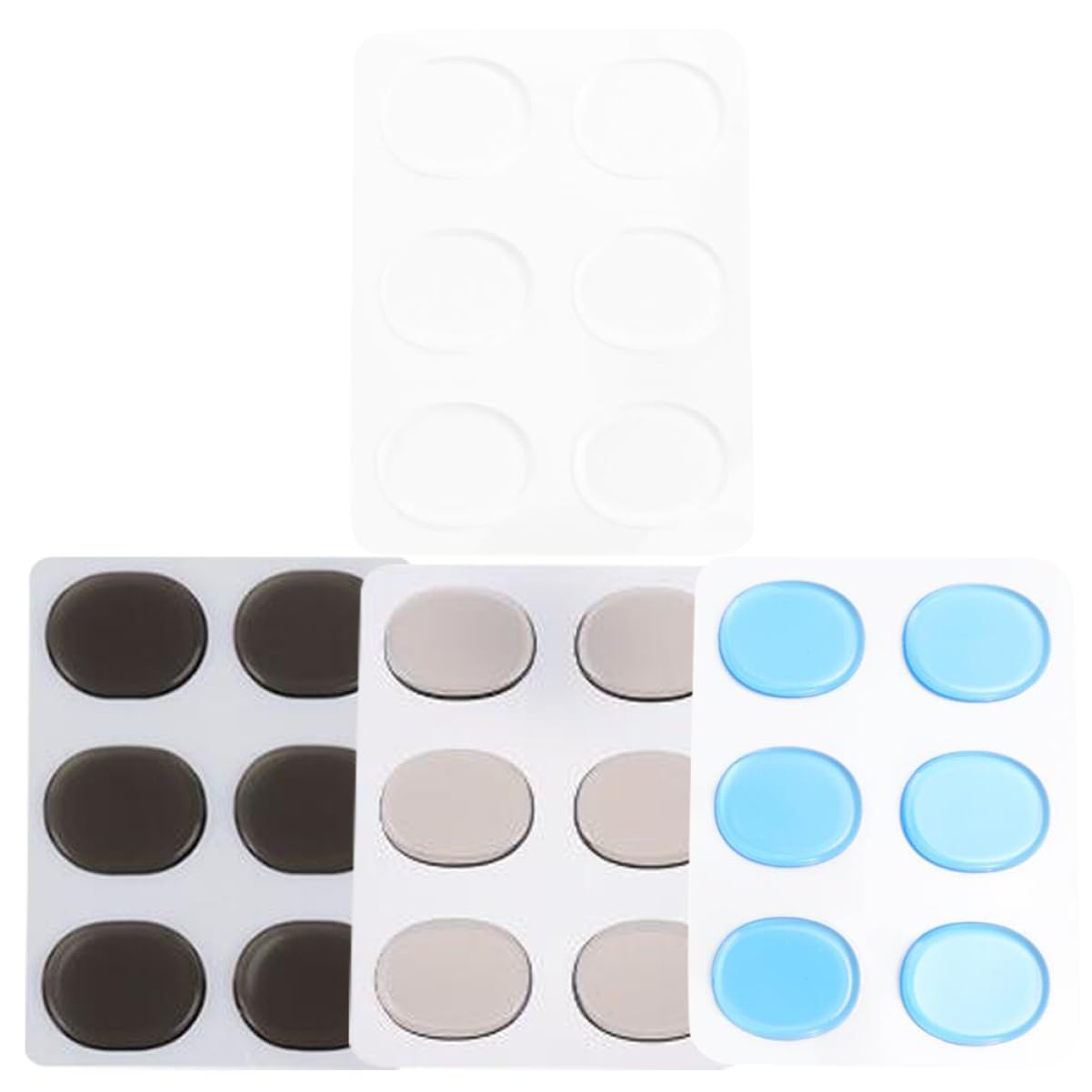 ibasenice 20fogli Silicone Drum Dampeners Silenziosi Per Batteria Adesivi Trasparenti Controllo Del Volume Per Pratiche Senza Disturbo Accessori Per Batteristi