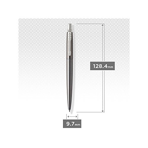 Image of Parker Medium point Ballpoint Pen, Orange and Chrome (1953199)