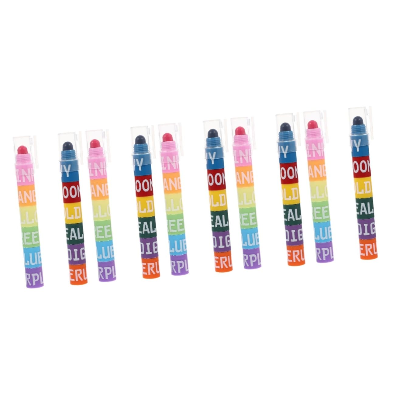 Lurrose 10sätze Bunte Highlighter Stifte Für Schüler Kreative Markierungsstifte Zeichnen Notieren Und Malen Für Kunst Schule Und Büro Vintage Farbdesign